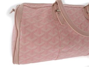 pink goyard duffle bag